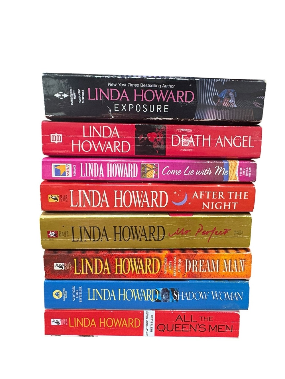 Lot of 8 Linda Howard Romance Books Love Story Harlequin Ballantine Love Story